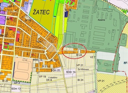 Prodej pozemku 1000 m2, Žatec - Fotka 5