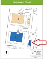 Pronájem parkovacího místa Praha 5 Sobín 