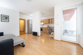 Pronájem bytu 1+kk, 40 m2 s předzahrádkou, garáží, ul. Sazovická, Praha - Zličín