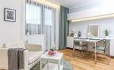 Pronájem kompletně vybaveného bytu 1kk, 34m2 s balkónem na Waltrovce